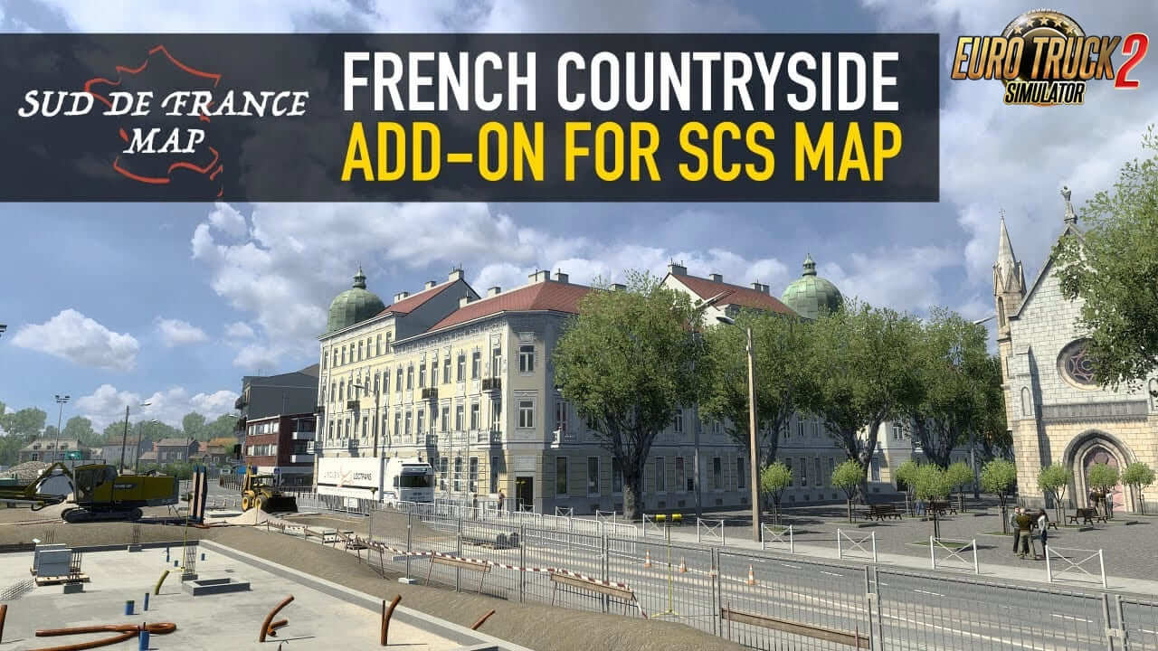 Карта Франции "Sud de France" для ETS2