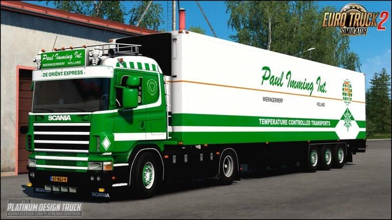 Scania 4series 164 480 + прицеп Paul Imming для ETS2