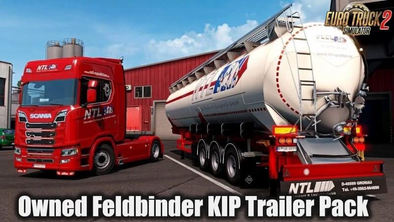 Собственные прицепы Feldbinder KIP  для ETS2