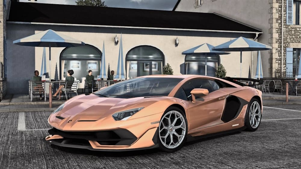 Lamborghini Aventador SVJ для Euro Truck Simulator 2