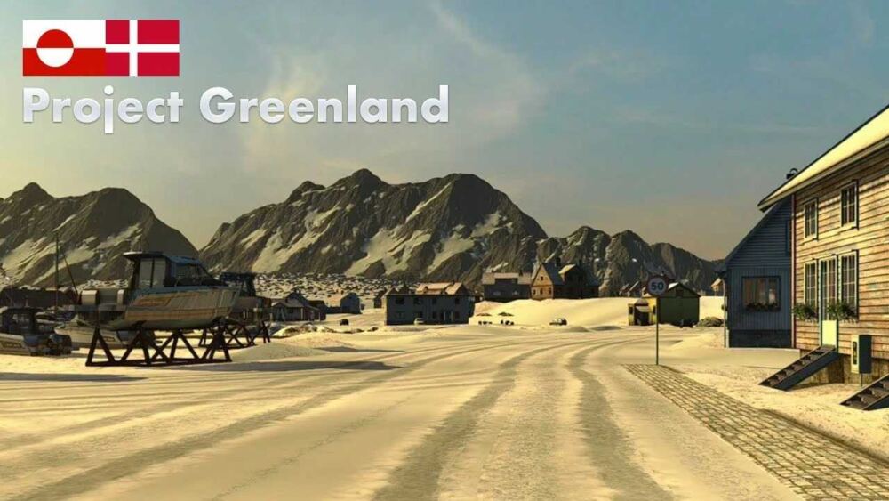 Карта Гренландии "Project Greenland" для ETS2