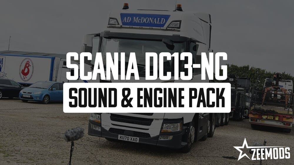 Мод звука Scania DC13-NG для ETS2