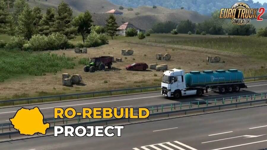 Карта Румынии "RO-Rebuild Project" для ETS2