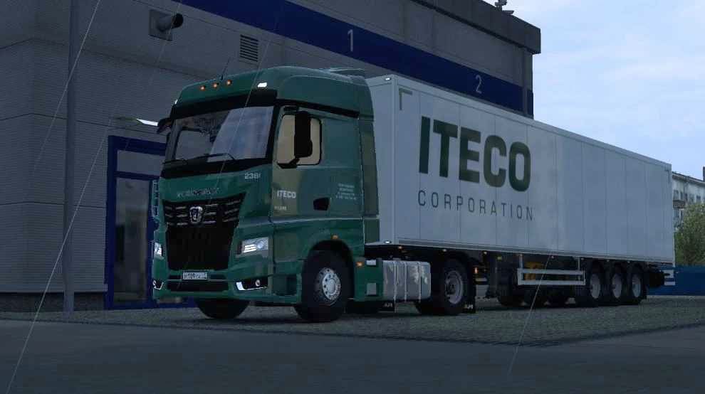 Комбо-скин ITECO для Euro Truck Simulator 2