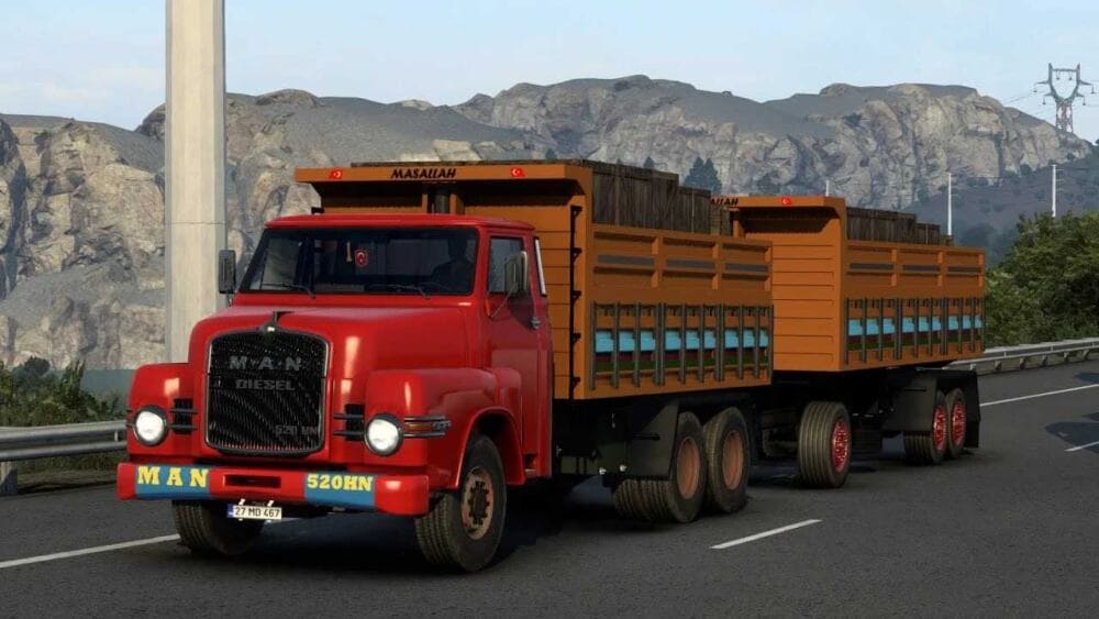 Грузовик Man 520 HN для Euro Truck Simulator 2