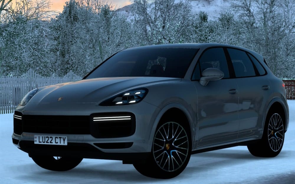 Porsche Cayenne Turbo 2022 E3 для ETS2