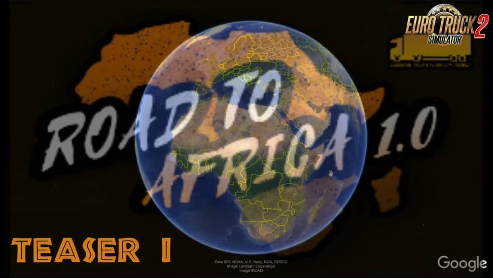 Карта Road to Africa для Euro Truck Simulator 2