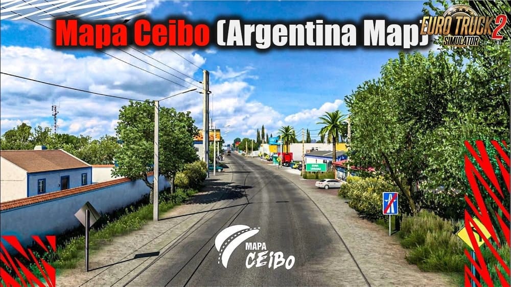 Карта Аргентины "Mapa Ceibo" для ETS2
