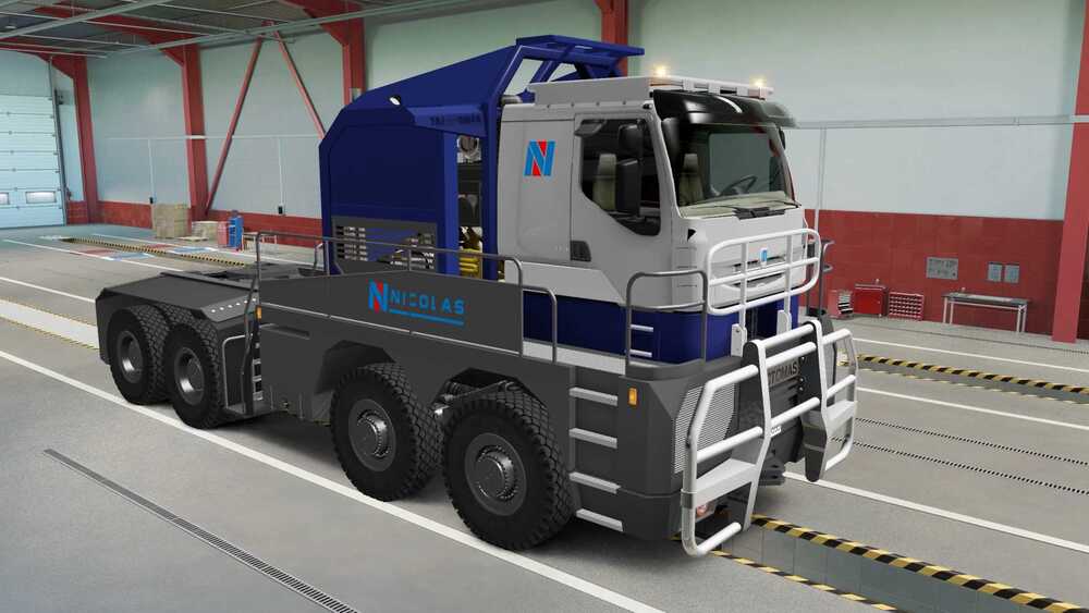 Renault Kerax Tractomas 8X8 для Euro Truck Simulator 2